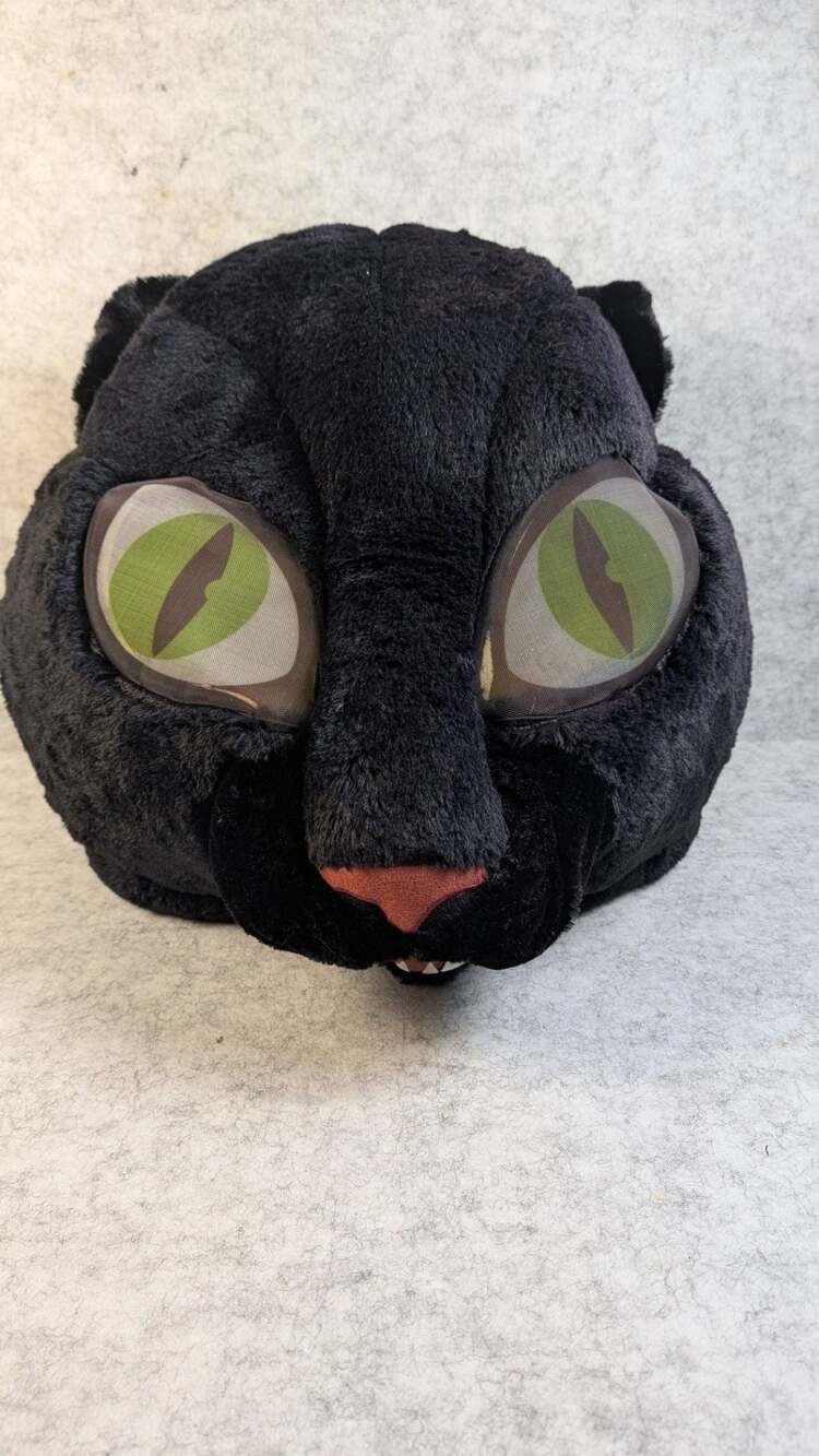 Dan Dee Collectors Choice Big Greeter Heads Black Panther Plush Mascot - Picture 2 of 13